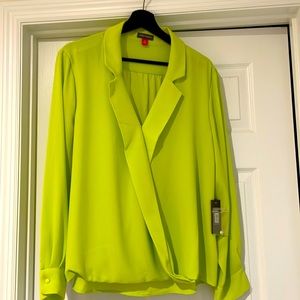 Vince Camuto Blouse | Lime Chrome